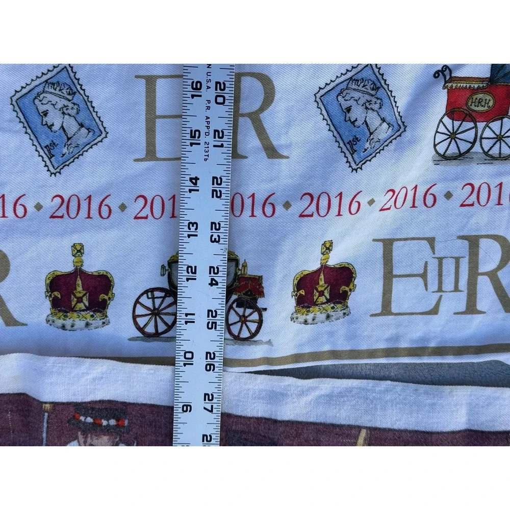 Vintage British Tea Towel Lot Ulster Irish Linen Beefeater Cambridge QEII 4pc